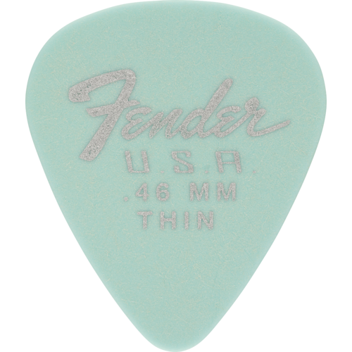 Fender Fender Dura-Tone 351 Shape Daphne Blue Light .46mm 12-Pack