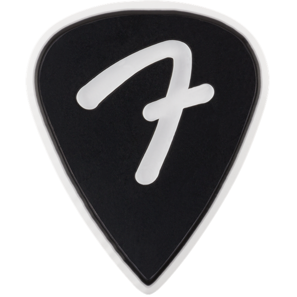 Fender Fender F Grip 351 Picks Black Heavy 1.5mm 3-Pack