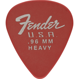Fender Fender Dura-Tone 351 Shape Fiesta Red Heavy .96mm 12-Pack