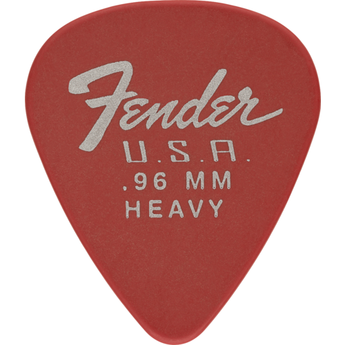 Fender Fender Dura-Tone 351 Shape Fiesta Red Heavy .96mm 12-Pack