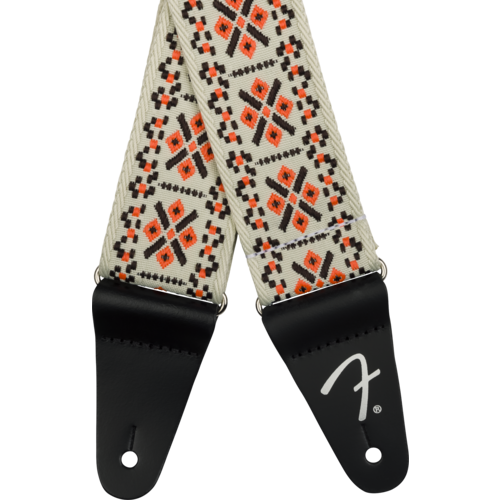 Fender Fender Pasadena Woven Strap Lattice Orange 2"