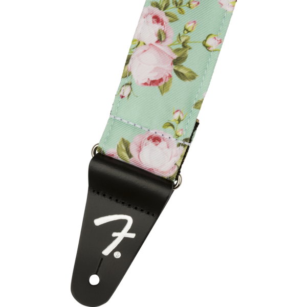 Fender Fender Floral Strap Surf Green 2"