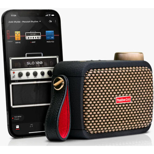 Positive Grid Positive Grid Spark GO Black Ultra-portable Smart Guitar Amp and Bluetooth Speaker