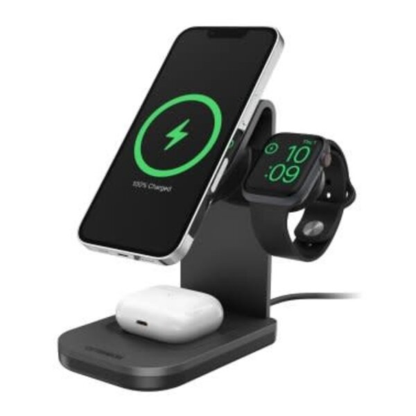 Otterbox Otterbox 3-in-1 Wireless Charging Station Made for MagSafe Black