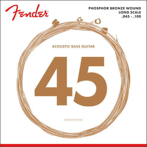 Fender Fender 8060 Acoustic Bass Strings Phosphor Bronze Long Scale .45-.100