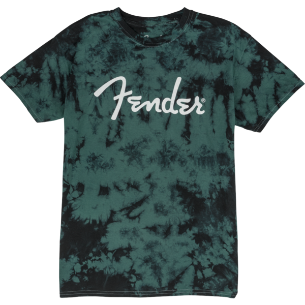 Fender Fender® Spaghetti Logo Tie-Dye T-Shirt Blue Large