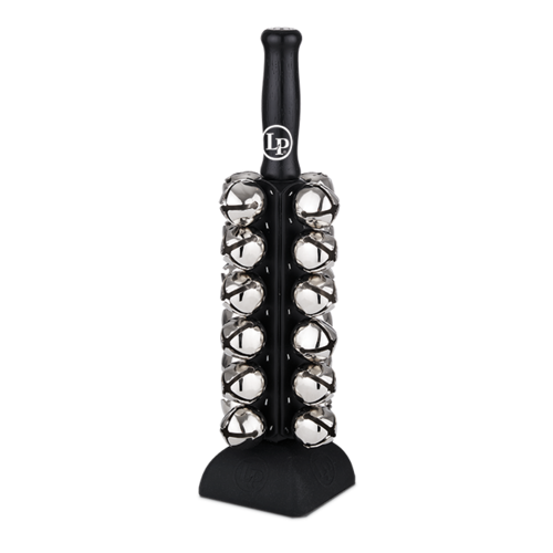 Latin Percussion LP Deluxe Sleigh Bells With Base, Black