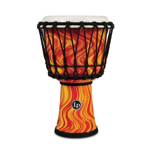 Latin Percussion Latin Percussion LP1607OM World 7" Rope Circle Djembe Orange Marble