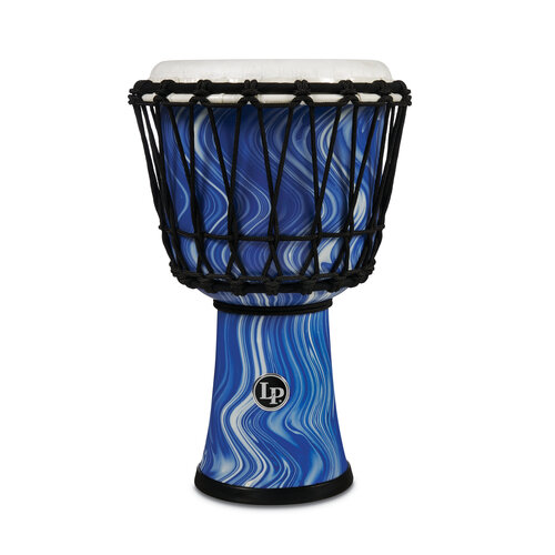 Latin Percussion Latin Percussion LP1607BM World 7" Rope Circle Djembe Blue Marble