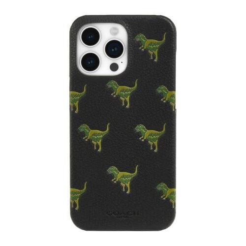 Coach Leather Slim Wrap Repeat Rexy iPhone 15 Pro Max (T-Rex)