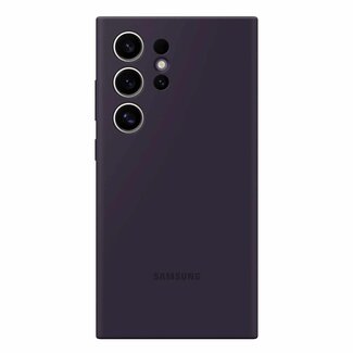 Samsung Samsung Silicone Case Dark Violet for Samsung Galaxy S24 Ultra
