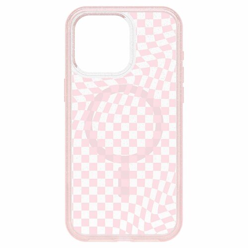 Otterbox OtterBox Symmetry Clear MagSafe Case Exclusive Holiday Checkmate for iPhone 15 Pro Max