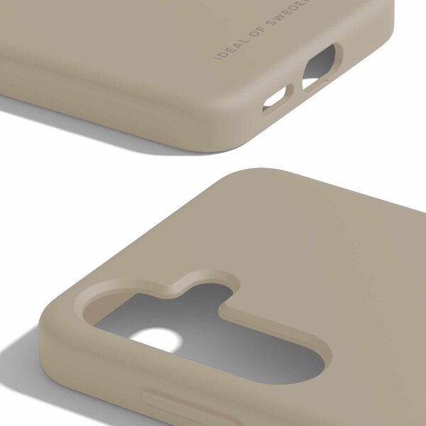 Ideal of Sweden Silicone Case Compatible w/MagSafe Beige for Samsung Galaxy S24+