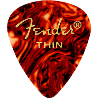 Fender Fender Classic Celluloid Tortoise Shell 351 Shape Thin (12 Pack)