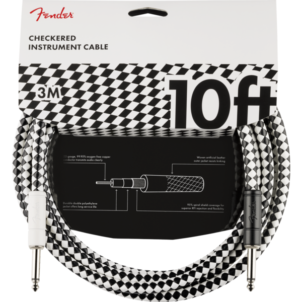 Fender Fender Pro Instrument Cable Checkerboard 10'