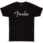 Fender Fender® Spaghetti Wavy Checker Logo Tee Black Small