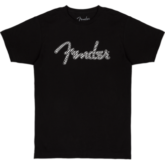 Fender Fender® Spaghetti Wavy Checker Logo Tee Black Small