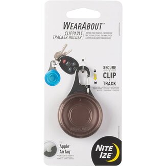 Nite Ize WearAbout Clippable Tracker Holder Smoke
