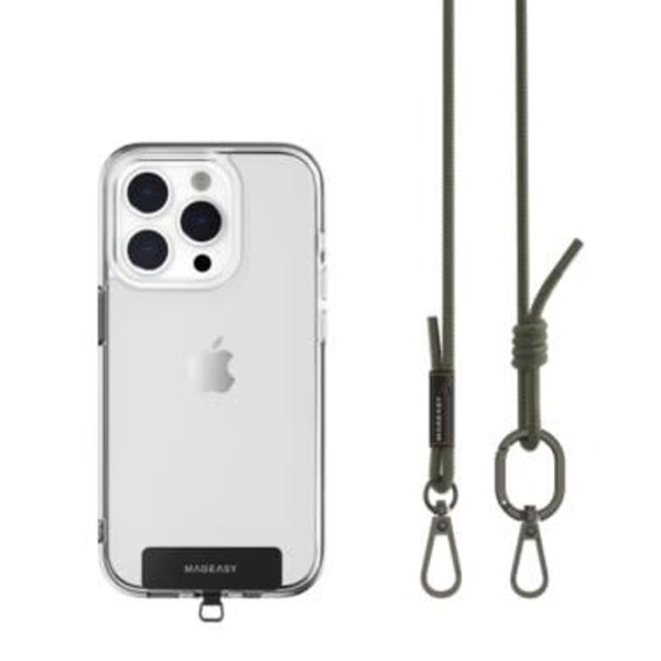 MAGEASY MAGEASY 6mm Adjustable Strap Phone Lanyard Army Green