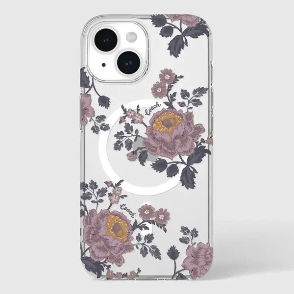 Coach Protective Case w/Magsafe Moody Floral iPhone 15/14/13
