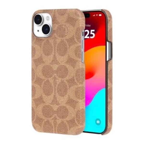 Coach Slim Wrap Signature C Case Tan  iPhone 15/14/13