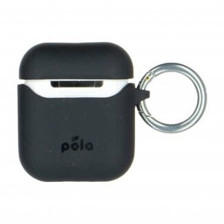 Pela Black Compostable Eco-Friendly Protective Airpods Case