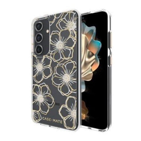 CaseMate CaseMate Floral Gems Case Gold Samsung Galaxy S24 5G