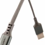 Ventev Ventev ChargeSync Alloy USB-C to USB-C Cable 10ft Steel