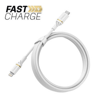 Otterbox OtterBox Charge/Sync Lighting to USB-C Fast Charge Cable 4ft White