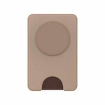 Popsockets PopSockets PopWallet+ for MagSafe with Adapter Ring Latte Soft Touch