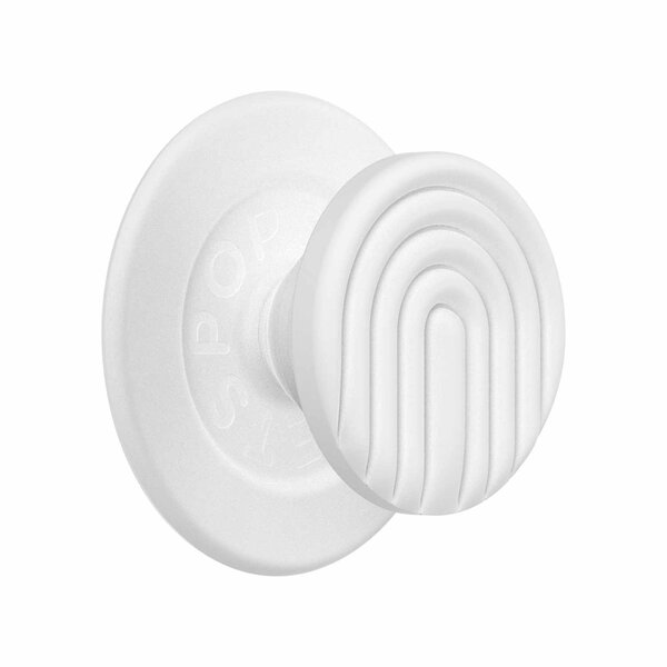 Popsockets PopSockets PopGrip for MagSafe Round with Adapter Ring Curves Coconut Creme