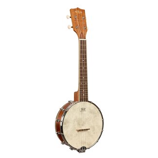 Kala KALA Natural Mahogany Banjo Concert Ukulele with Bag