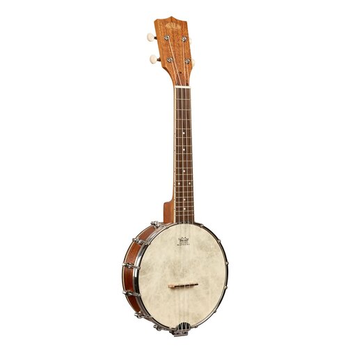 Kala KALA Natural Mahogany Banjo Concert Ukulele with Bag