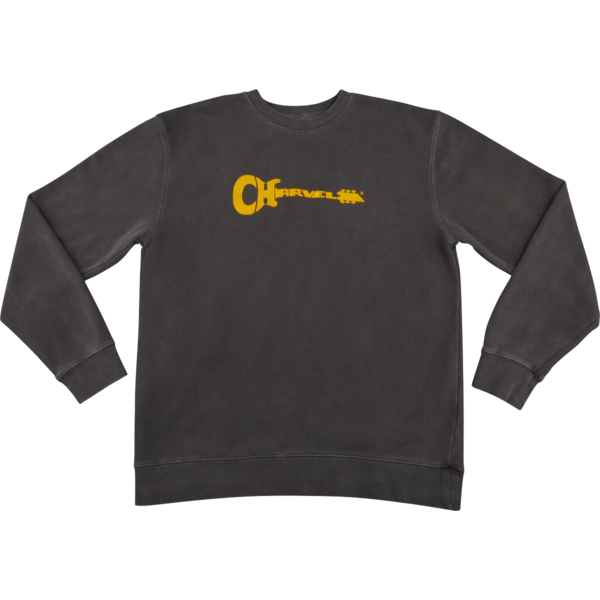 Charvel Charvel® Logo Sweatshirt Gray and Yellow Large
