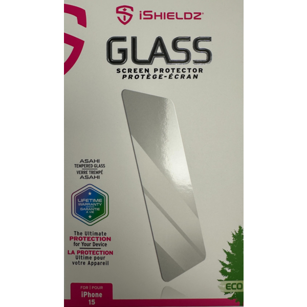iShieldz iShieldz Tempered Glass Screen Protector for iPhone 15