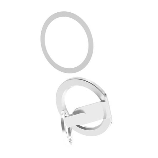 Uolo Ring Magnetic Phone Grip and Holder Silver
