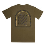 D'Addario D'Addario American Stage Cable T Shirt Army Green XL