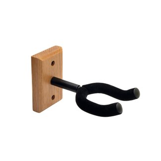 On-Stage Quik Lok Wall Mount Guitar Hanger Support With Wooden Base