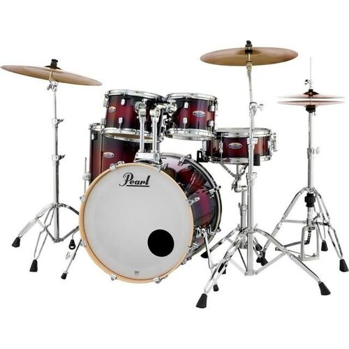 Pearl Pearl DMP925SPC261 Decade Maple 5-Piece Shell Pack Drum Set Gloss Deep Red Burst