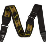 Fender Fender Swell™ Neoprene Strap Black/Yellow/Brown Mono, 2.5"