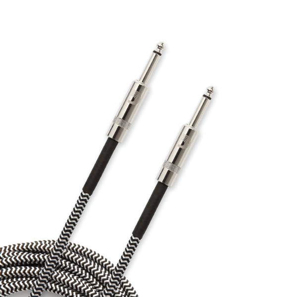 Planet Waves Planet Waves Braided Instrument Cable Black & Grey 15'