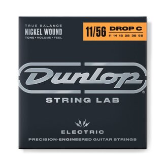 Jim Dunlop Dunlop Nickel Wound Drop C Electric Guitar Strings 11-56