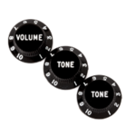 Fender Fender Stratocaster Knob Set Black