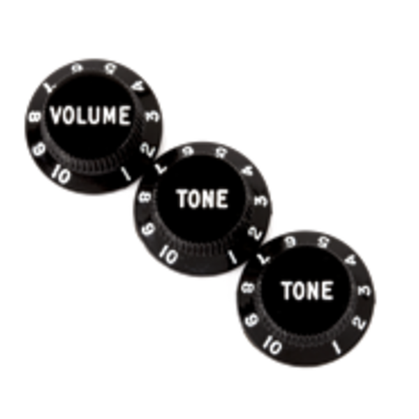 Fender Fender Stratocaster Knob Set Black