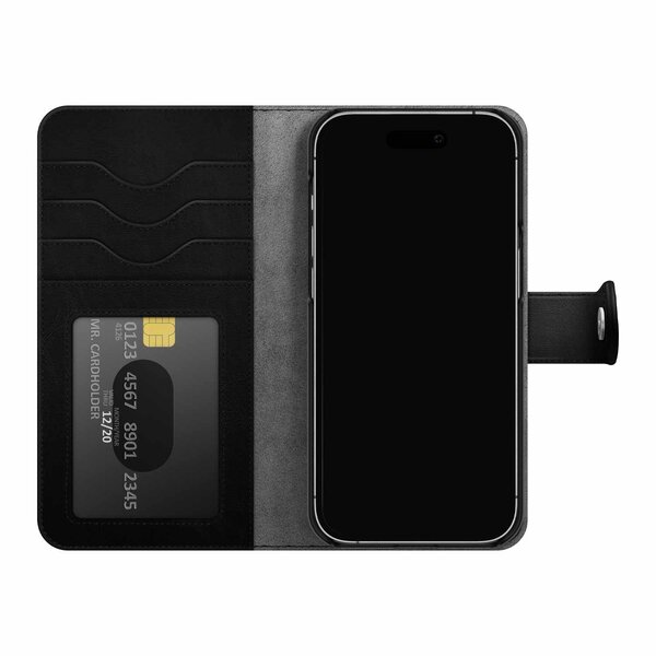 Ideal of Sweden *CL Ideal of Sweden Magnet Wallet+ Black for iPhone 15 Pro Max