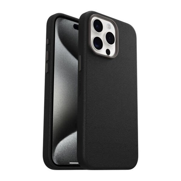 Otterbox Otterbox Symmetry Cactus Leather w/MagSafe Case Noir Ash Phone 15 Pro Max