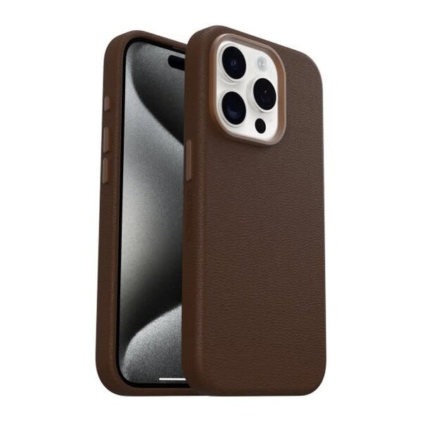 Otterbox *CL Otterbox Symmetry Cactus Leather w/MagSafe Rich Adobe iPhone 15 Pro