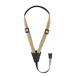 D'Addario D’Addario Cradle Ukulele Strap Paisley Yellow & Purple