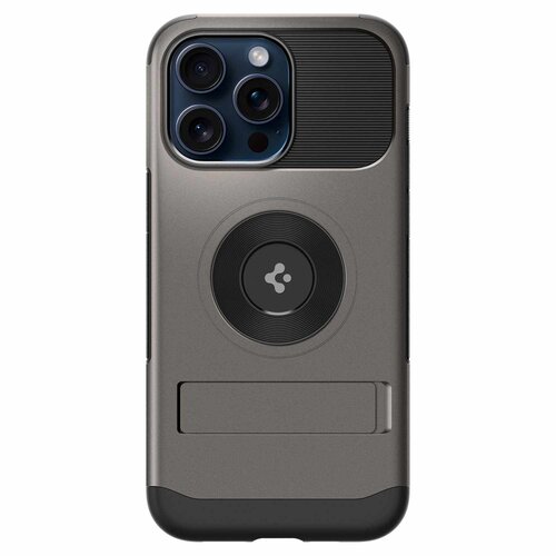 Spigen *CL Spigen Slim Armor MagFit Case Gunmetal for iPhone 15 Pro
