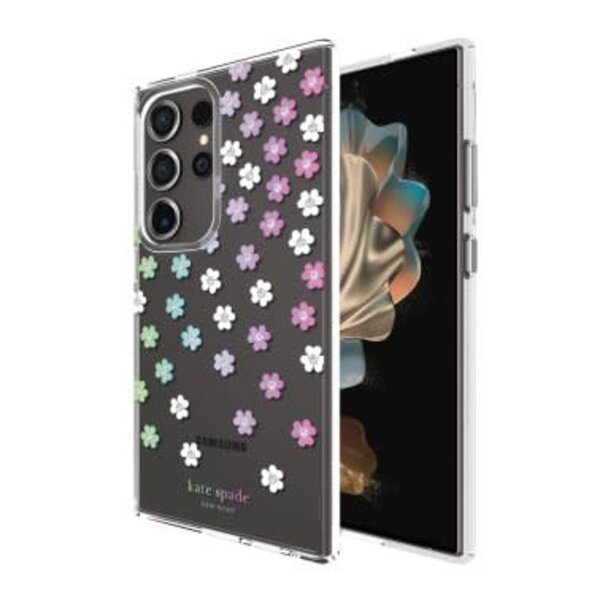 Kate Spade Kate Spade Protective Hardshell Case Scattered Flowers Samsung Galaxy S24 Ultra 5G
